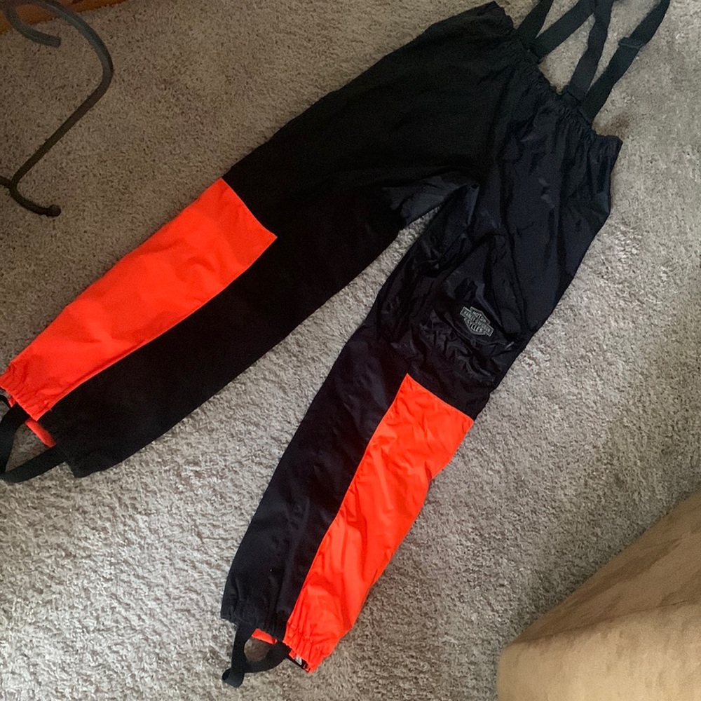 Harley Davidson bib overalls. Rain gear. Size medium men’s